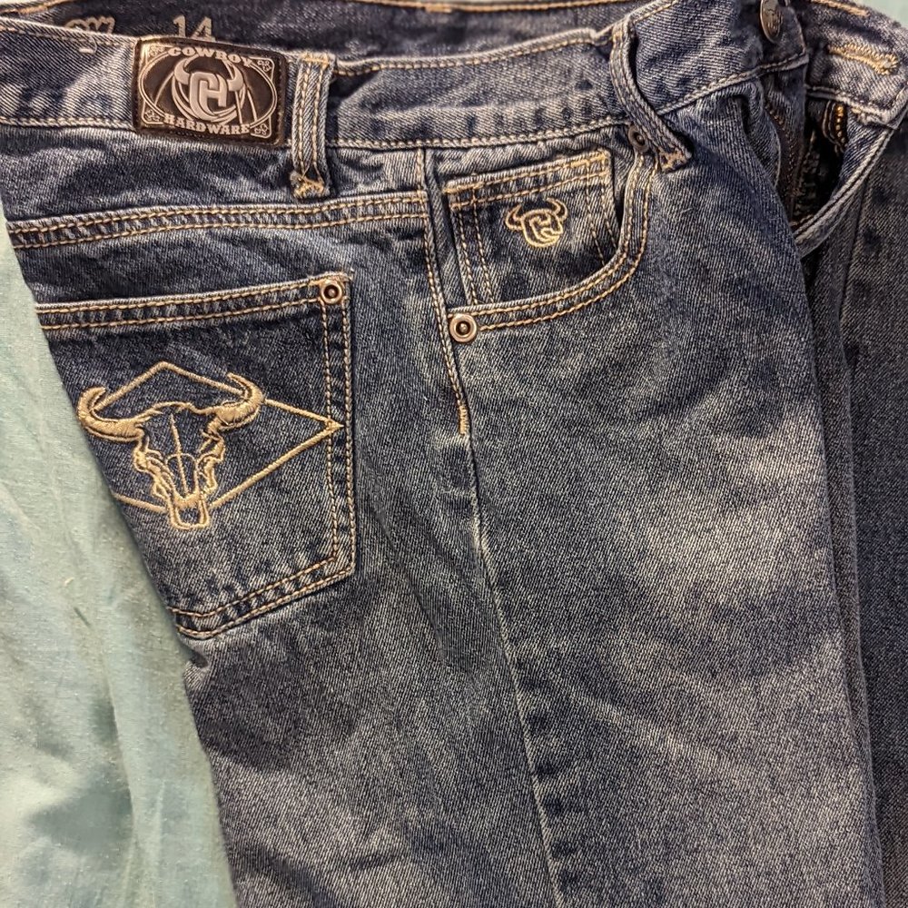 Boys Cowboy Hardware Jean, Size 14